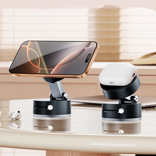 Soporte de teléfono con ventosa giratoria de 360°